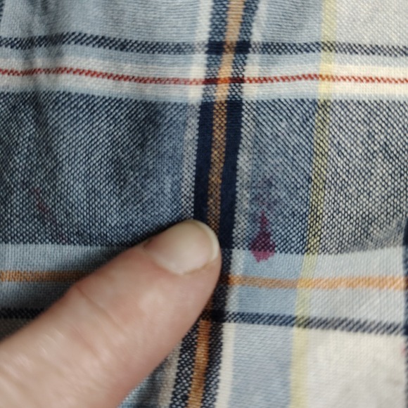 VTG Y2K‎ Tommy Hilfiger Pants Women 12 Skater Mid Rise Straight Leg Golf PlaiD - Picture 9 of 11